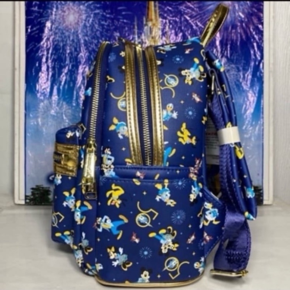 Disney parks 50th anniversary Mickey and friends Loungefly backpack and ears SET - Picture 3 of 5